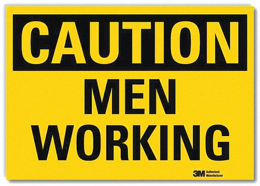 Safety Sign 5 in x 7 in Rflct Sheeting