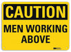 Caution Sign 10 inx14 in Plastic