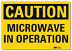 Caution Sign 10in x 14in Rflct Sheeting