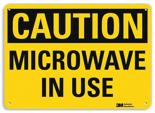 Caution Sign 7 inx10 in Plastic