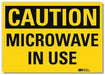 Caution Sign 7inx10in Reflctv Sheeting