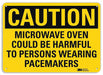 Caution Sign 10 in x 14 in Plastic