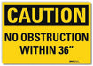 Safety Sign 7inx10in Reflective Sheeting