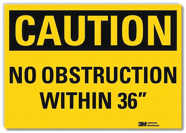 Safety Sign 10x14in Reflective Sheeting