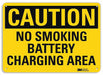 Caution Sign 10 inx14 in Plastic