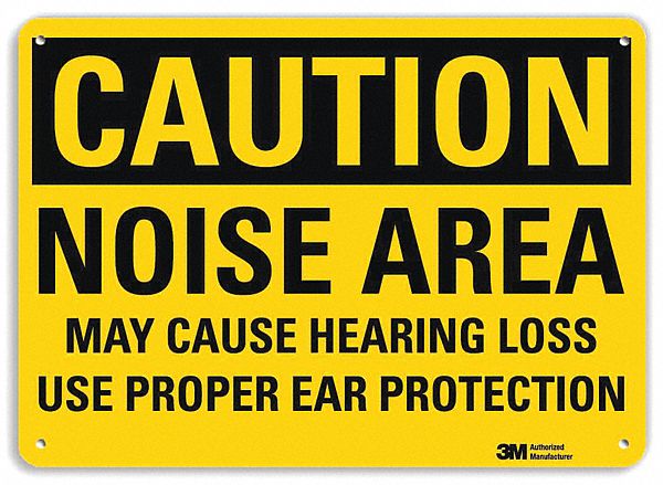 Caution Sign 10 inx14 in Plastic