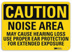 Caution Sign 7 in x 10 in Aluminum