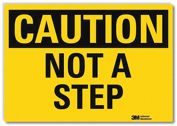 Safety Sign 7inx10in Reflective Sheeting