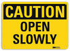 Safety Sign 10 in x 14 in Aluminum