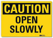 Safety Sign 5inx7in Reflective Sheeting