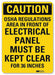 Caution Sign 10 inx7 in Aluminum