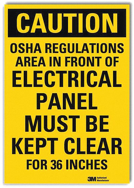 Caution Sign 14x10in Reflective Sheeting