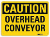 Caution Sign 10 in x 14 in Plastic