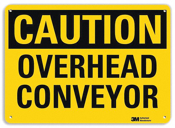 Safety Sign 10 inx14 in Aluminum