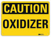 Caution Sign 7 in x 10 in Aluminum