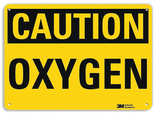 Caution Sign 10 inx14 in Plastic