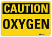 Caution Sign 10 inx14 in Aluminum