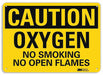 Caution Sign 10 inx14 in Aluminum