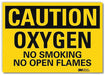 No Smoking Sign 5inx7in Reflctv Sheeting