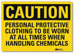 Caution Sign 10x14in Reflective Sheeting