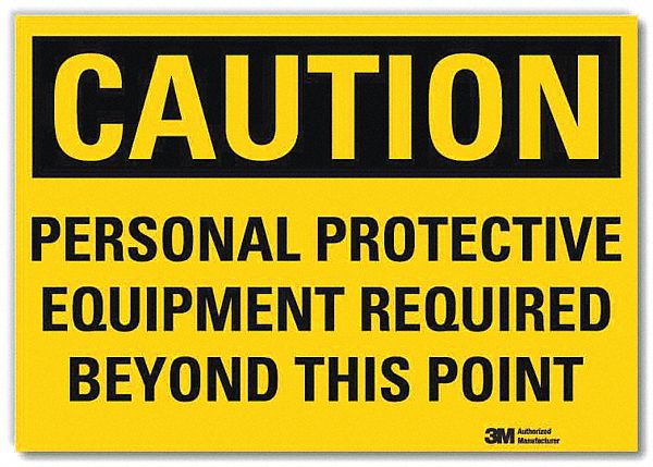 Caution Sign 10x14in Reflective Sheeting