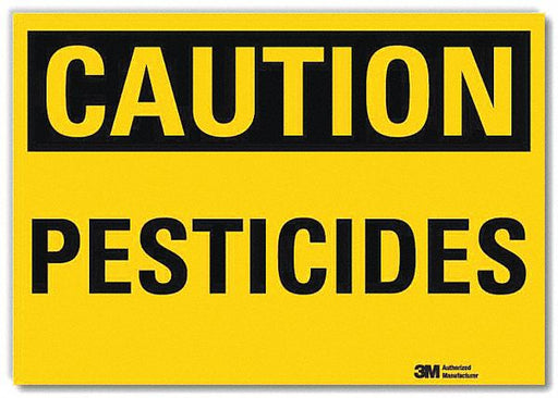 Caution Sign 5inx7in Reflective Sheeting
