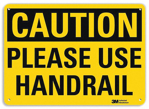Caution Sign 10 inx14 in Plastic