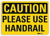 Safety Sign 10 inx14 in Aluminum