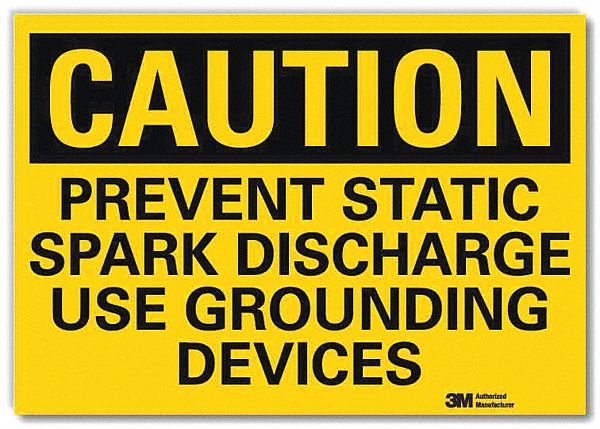 Caution Sign 10in x 14in Rflct Sheeting