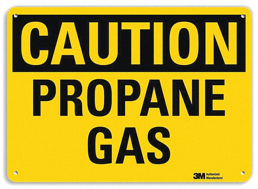 Caution Sign 10 inx14 in Plastic