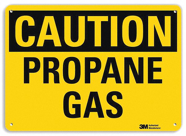 Caution Sign 10 inx14 in Plastic