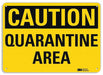 Caution Sign 10 in x 14 in Aluminum