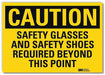 Caution Sign 10x14in Reflective Sheeting