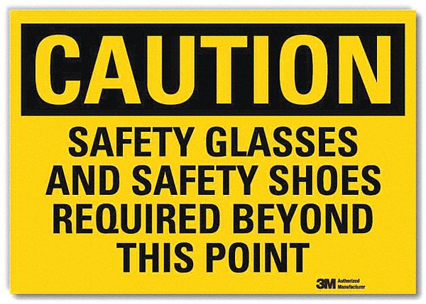 Caution Sign 10x14in Reflective Sheeting