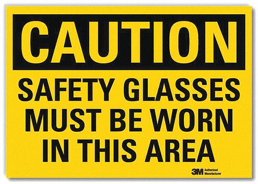 Caution Sign 7inx10in Reflctv Sheeting