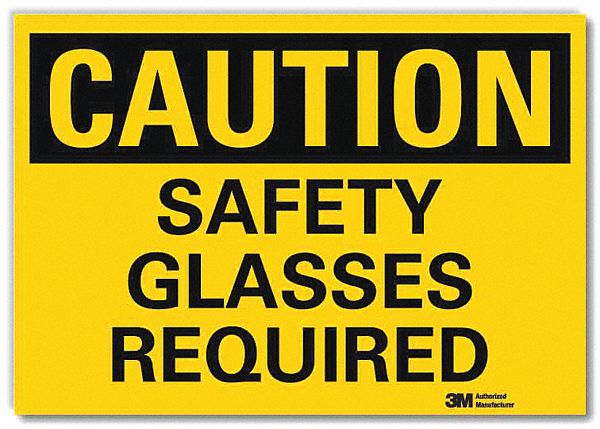 Caution Sign 10x14in Reflective Sheeting