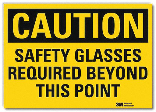 Caution Sign 7inx10in Reflctv Sheeting