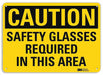 Caution Sign 10 inx14 in Aluminum