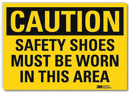 Caution Sign 7 in x 10 in Rflct Sheeting