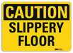 Caution Sign 10 inx14 in Plastic