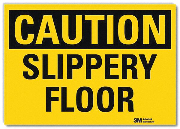 Safety Sign 5 in x 7 in Rflct Sheeting
