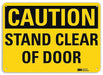 Caution Sign 10 in x 14 in Aluminum