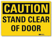 Safety Sign 5x7in Reflective Sheeting