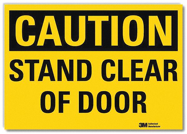 Safety Sign 7inx10in Reflective Sheeting