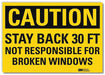 Safety Sign 10 in x 14 in Rflct Sheeting