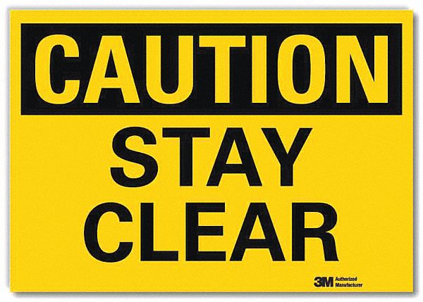 Safety Sign 7inx10in Reflective Sheeting