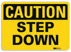 Caution Sign 10 inx14 in Plastic