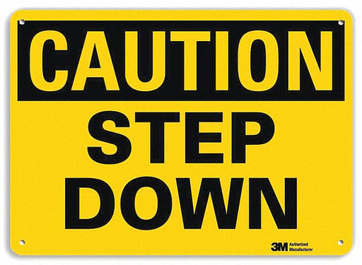 Caution Sign 10 inx14 in Plastic