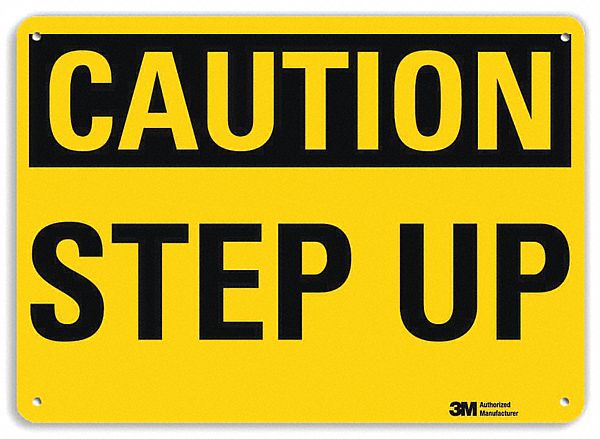 Safety Sign 10 inx14 in Aluminum