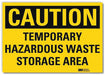 Caution Sign 5inx7in Reflective Sheeting